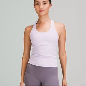 Cool racerback tank race length